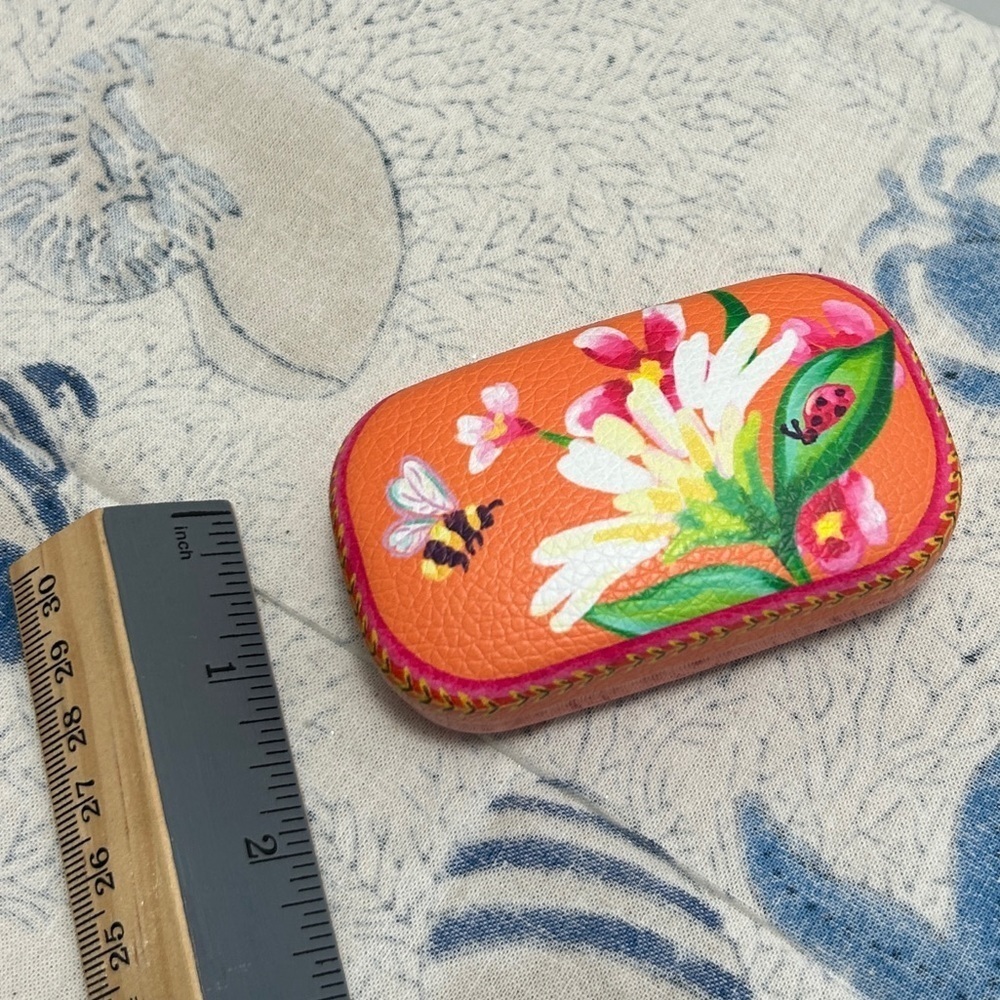 Brighton FRENCH GARDEN Mini Box & LOVE Compact Mirror Lot of 2 - Picture 6 of 11